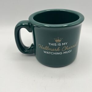 HALLMARK PROMO THIS IS MY HALLMARK CHANNEL WATCHING MUG! GREEN